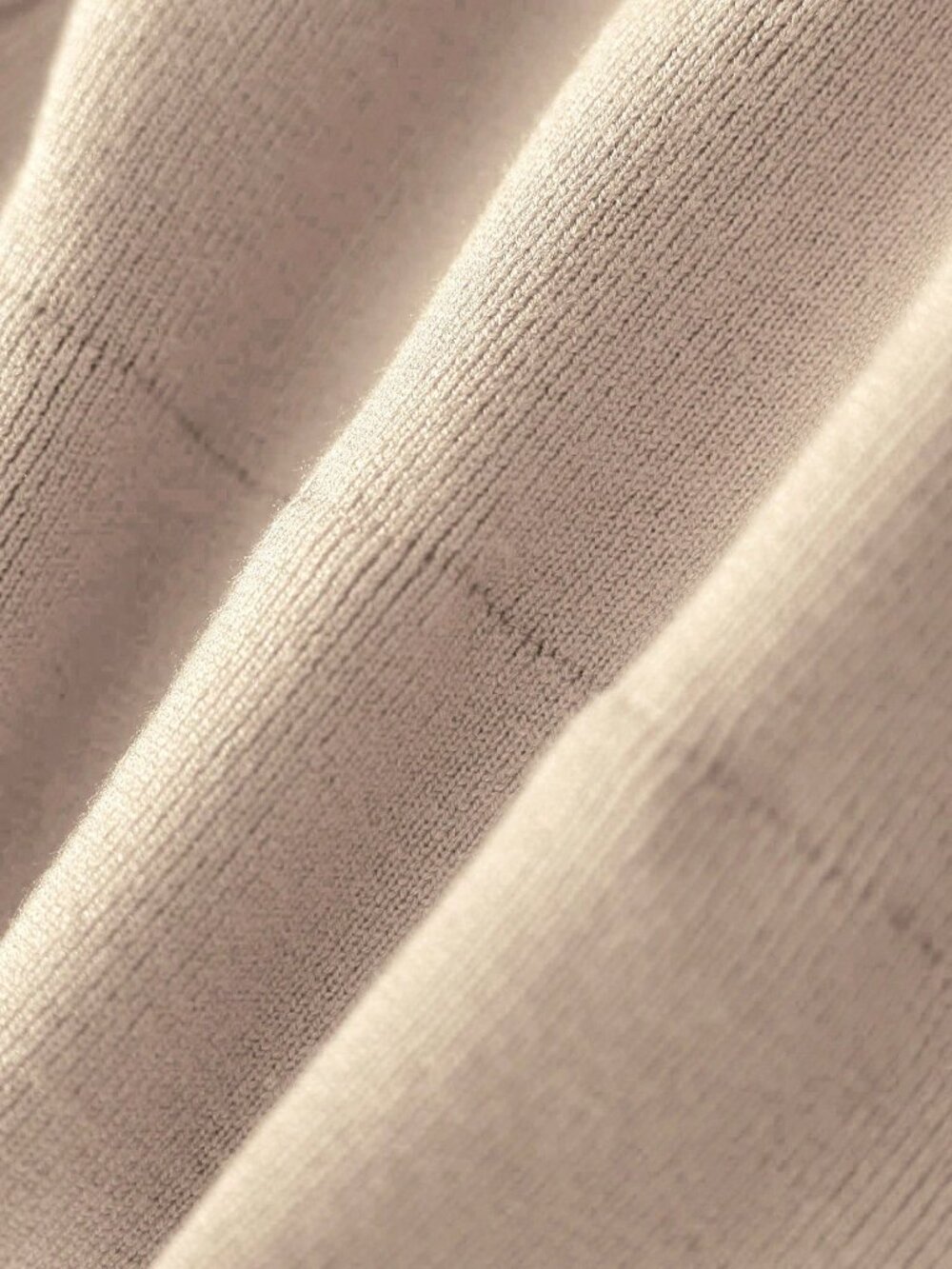 Apricot Elegant Women's Casual Sweater With Metal Button - Picture 6 of 6